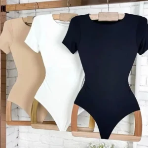 Body Feminino Poliamida com Manga