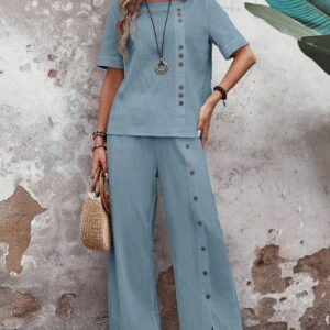 Conjunto Feminino em Algodão