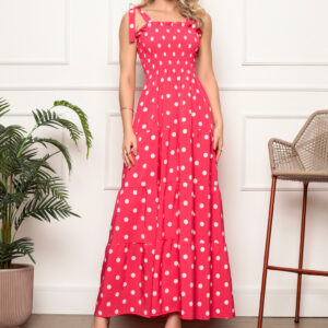 vestido longo poliéster